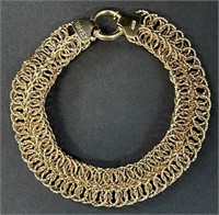 BEAUTIFUL FINE 10K YELLOW GOLD CHAIN BRACELET