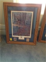 "Woodland Prince" Deer Print w/ Frame