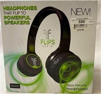 FLIPS AUDIO - Headphones That Flip To POWERFUL SPE