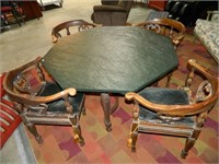 Gorgeous Slate Top Dining Room Table w/ 4 Chairs
