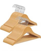 NEW $30 20PK Children's Wooden Hangers