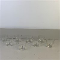 8-3" Etched Glass Drink Wear