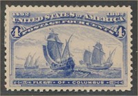 USA #233 MINT VF-EXTRA FINE HH