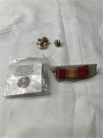 Vintage Military Ribbon, U.S. Navy Honorable