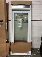 Pella White Metal Clad Exterior Full View Door W/