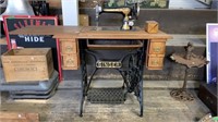 Antique Singer Treadle Sewing Machine