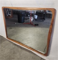 Large Mid-Century Hanging Mirror