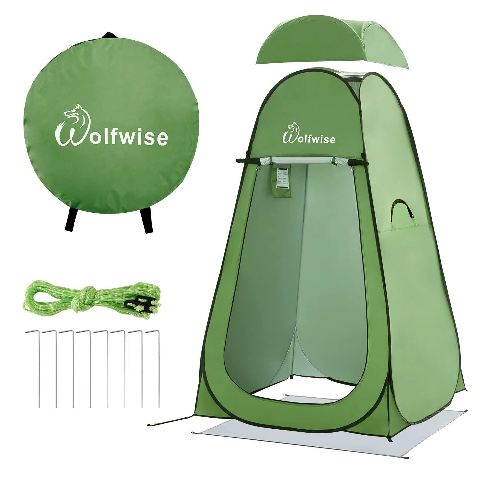 WolfWise Pop Up Privacy Shower Tent Portable