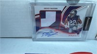 2023 Immaculate Collection Deuce Vaughn Auto Patch