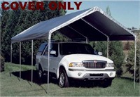 King Canopy Drawstring Cover 10' x 20' Silver