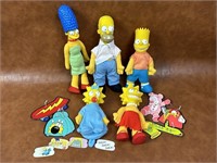 1990 The Simpsons Burger King Dolls with