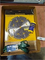 Saw Blade, Extension Cord, String & Sand Paper