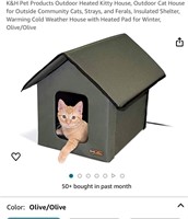 K&H Pet Products Outdoor Heated Kitty House