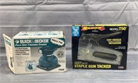 Like New Black & Decker Sander & Staple Gun