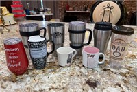 Misc Coffee Mugs, Insulated and Ceramic, Some