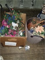 basket of floral decor
