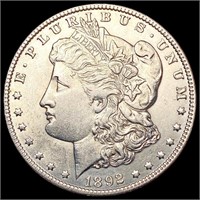 1892-O Morgan Silver Dollar CLOSELY UNCIRCULATED