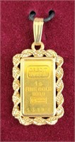 1 Gram Fine Gold Pendant