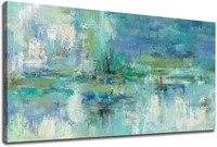 24" x 48" Abstract Canvas Wall Art