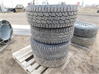 Set of 4 rims/tires from 2018 Ford pickup