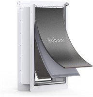 Baboni 3-Flap Pet Door for Wall, Steel Frame