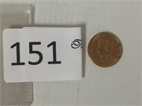 1856 $2 1/2 Dollar Gold Piece, Liberty Head
