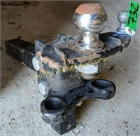 Trailer Hitch. Inside Barn