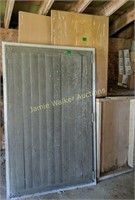 Rustic Farmhouse Door On Aluminum Frame