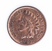 Coin 1889 Indian Head Cent in Choice XF*
