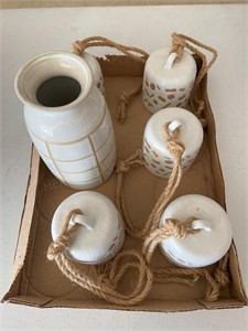 Decorative Vase & Bells