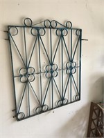 Antique Painted Iron Gate