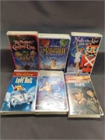 (6) VHS Tapes Lord Of The Dance & The Love Bug