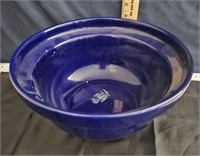 large blue grass bowl