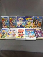 (10) VHS Tapes Mickey & Minnie's Sweetheart