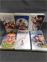 (6) VHS Tapes Little Women & The Kid With X-Ray