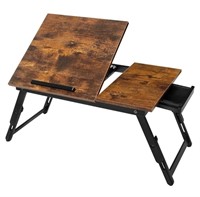 JMLHMXC Bamboo Laptop Desk Bed Tray Table
