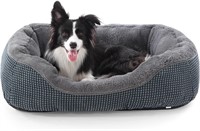 INVENHO Medium Dog Beds  Orthopedic  Dark Grey  M