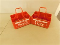 2      6- Pak CoCa Cola caddies