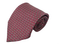 Jim Thompson Elephants Dark Pink Neck Tie P3675