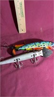 3 musky fishing lures