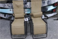 (2) Folding Lounge Chairs (Bldg 3)