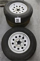 (3) Trailer Tires And Wheels (Bldg 3)