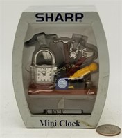 New Sharp Tools W/ Lock Mini Clock 8513244