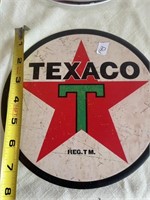 8 inch Texico metal sign
