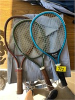 Lot of rackets