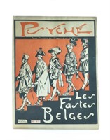 Hergé. Revue Psyché de mai 1928. Rare !
