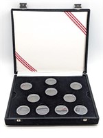 Coin Collection 10 Coin Display Case