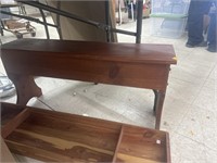 Wooden Bench, Storage Container