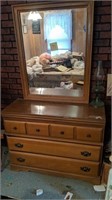 3 Drawer dresser with mirror