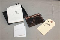 Silver plated card holder given by Lexus